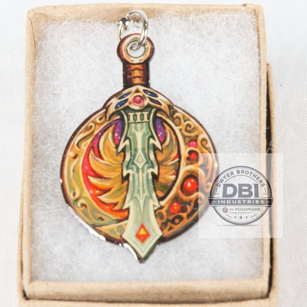 Loot Anime Phone Dangle Charm Fantasy Sword 3.5mm Headphone Jack Plug